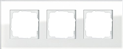 Gira Esprit 021312 - Cornice Tripla In Vetro, Colore: Bianco
