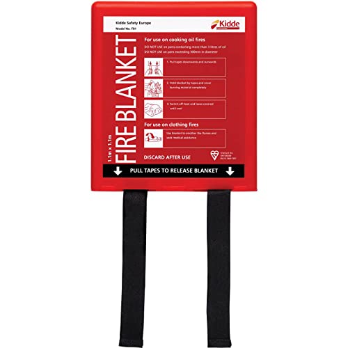 Kidde Fb1 - Coperta Antincendio, Dimensioni: 1,1 M X 1,1 M