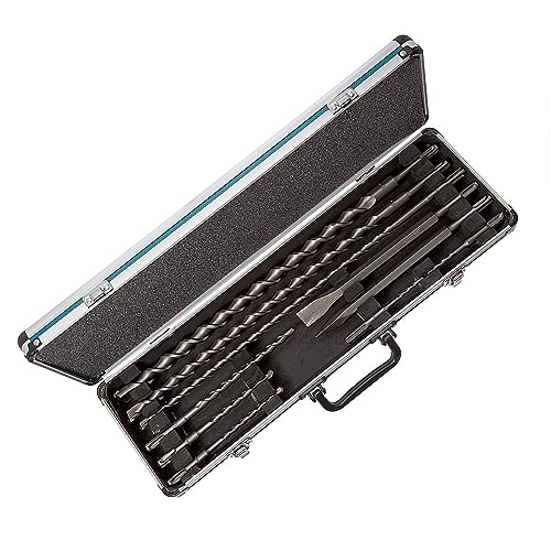 Makita D-42391 - Set Di Ceselli E Punte, Sds Plus, 10 Pz