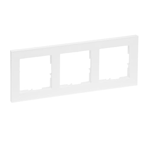 Legrand, Seano+ 765183 - Telaio, Termoplastica Senza Alogeni, Produzione E Imballaggio Sostenibili, Colore: Bianco Ultra