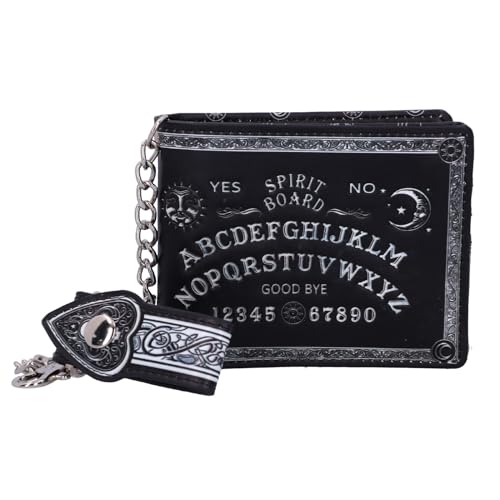 Nemesis Now Spirit Board Goffrato Borsa Ouija Portafoglio Nero 18,5 Cm, 11 Cm