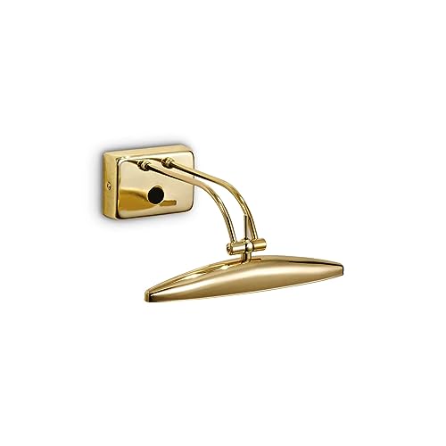 Lampada Da Parete Ideal Lux Mirror-20 Ap2 Ottone Colore Ottone