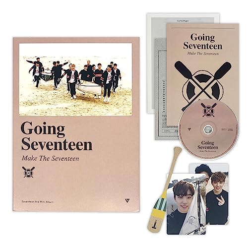 Seventeen - 3Th Mini Album [Going Seventeen] (Re-Release) (Make The Seventeen Ver.) Photobook + Cd + Boarding Pass + Paddle Bookmark + Unit Photocard 
