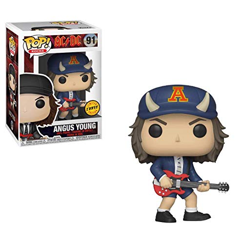 Funko Pop! Rocks - Ac/Dc - Angus Young (Devil Hat) Chase #91 Vinyl Figure 10Cm Released 2019