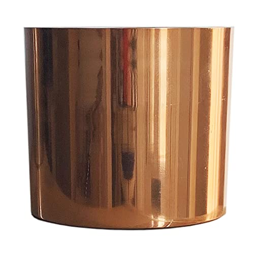 Leaf Metal Planter Vaso In Metallo, Rame, 18 Cm