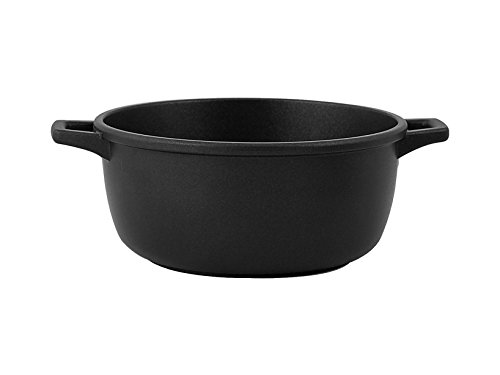 Home Grand Chef Casseruola Antiaderente Con 2 Manici, Alluminio Pressofuso, Nero, 18 Cm
