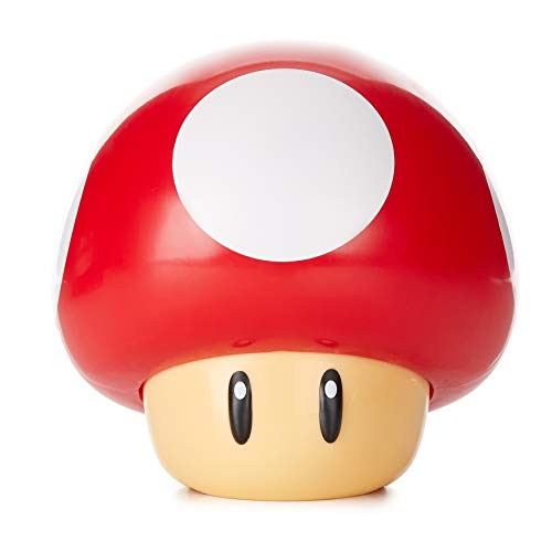 Paladone Super Mario Fungo Luce Con Suono, Luce Da Collezione Luce Notturna