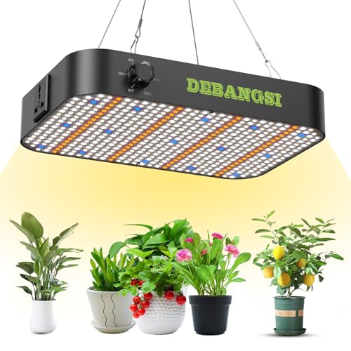 Lampada Per Piante Led 1000W, Lampada Di Crescita Led Dimmerabile Lampada Per Piante A Spettro Completo Con Funzione Di Catena Dasiy Ir E Uv, Per La C