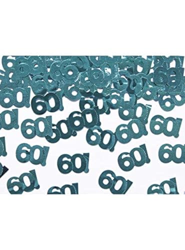 P&D Coriandoli Da Tavola Numero 60, Azzurro, Confezione