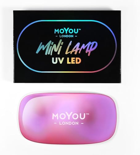 Moyou London Luce Led E Uv Per Unghie In Gel, Leggero E Compatto, 6 W, Luce Uv E Luce Led Con Cavo Di Alimentazione Usb 5V/1A, Lampada Per Smalto Gel
