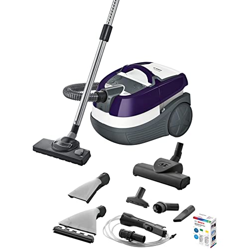 Bosch Bwd41740 - Aspirapolvere, 2,5 L, Serbatoio Dell'Acqua Da 5 Litri, Cavo Da 6 Metri, 1700 W