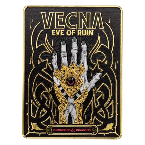 Fanattik Dungeons & Dragons Vecna Eve Of Ruin - Lingotto E Supporto In Metallo