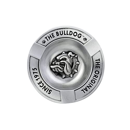 The Bulldog Posacenere Metallo Logo Rilievo