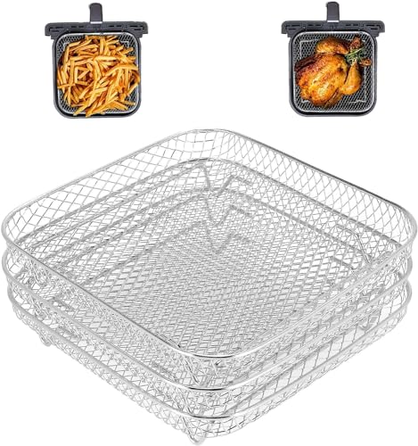 Pyatofyy Airfryer Rack, Square - Friggitrice Ad Aria Calda Airfryer Xxl Accessorio Per Friggitrice Airfryer Accessories Per Friggitrice Ad Aria Calda,