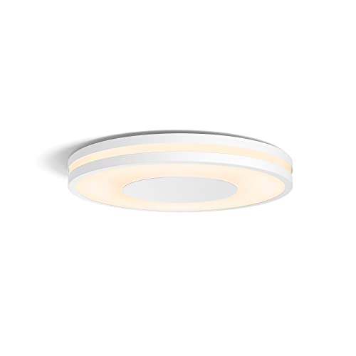 Philips Hue White Ambiance Plafoniera Smart Being, Luce Bianca Da Calda A Fredda, 32W, Bianco, Telecomando Dimmer Switch Incluso