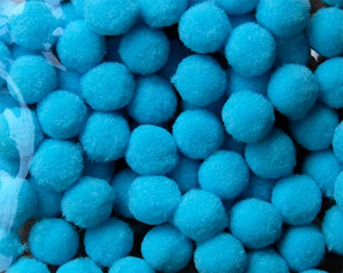 25 Pompon 20 Mm Azzurri Pom Pon Ponpon Decorazioni Azzurro Pom Pom Bomboniere