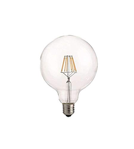 Shot Lampadina Filamento Led Globo Ø125Mm 7W=60W E27 806Lm Luce Calda 2700K Vetro Trasparente