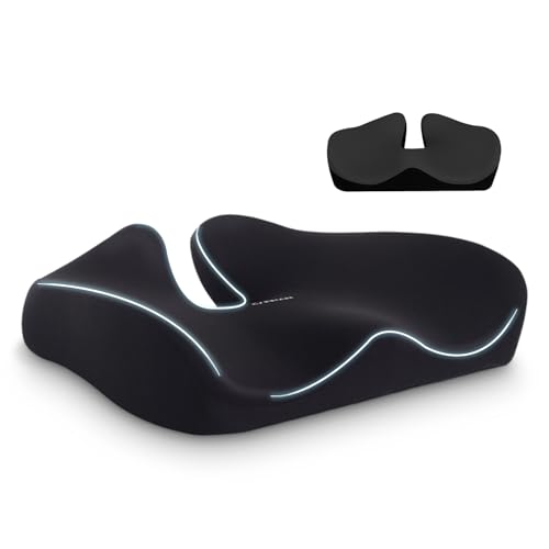 Cuscino Sedia Ufficio, Ergonomico Cuscino Coccige, Cuscino Antidecubito Ergonomico Memory Foam, Cuscino Ergonomico Per Sedia Da Ufficio, Auto E Sedia