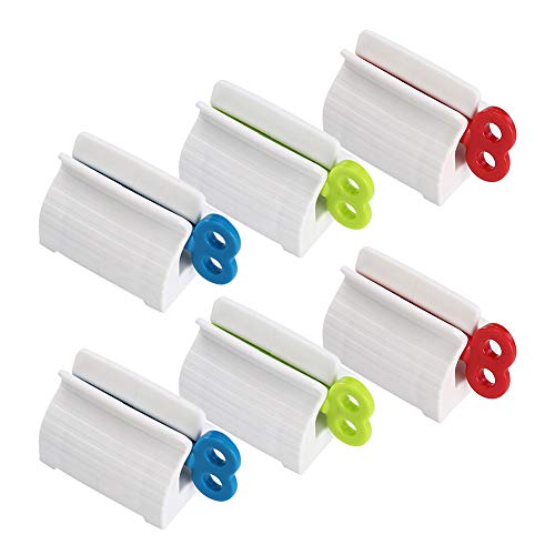 Spremi Dentifricio,6 Pcs Spremiagrumi Per Dentifricio Spremi Dentifricio Strizza Dentifricio Spremi Tubetto Per Sedile Creme Porta Unguenti E Paste Mu