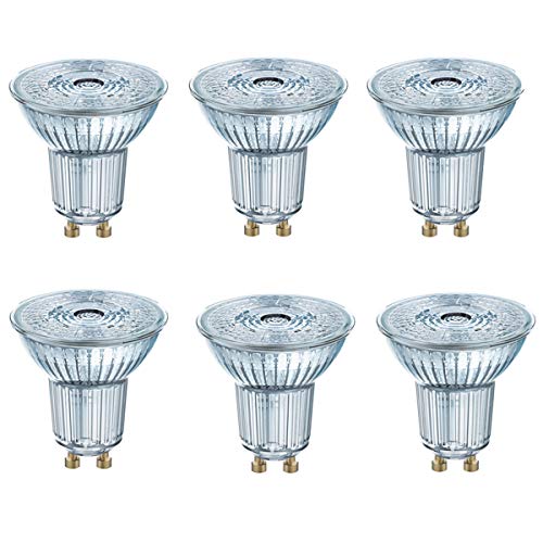Osram Parathom Par16 50, 36°, Gu10, 4,3W = 50W 350 Lm, Bianco Caldo 3000K Nodim 80Ra A++6