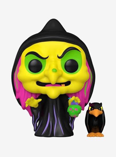 Funko Pop! Disney: Biancaneve - Strega Con Corvo (Blklt)(Exc), Statuetta In Vinile Da Collezione - 76719