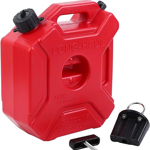 Hatur 5 Litre Serbatoio Carburante Portatile Tanica Per Benzina Tanica Per Carburante Con Supporto Per Moto Atv Utv