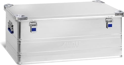 Alutec Industry 140 Box In Alluminio (Capacità 140 L, Dimensioni Interne 870 X 460 X 350 Mm, Resistente Alla Polvere E Agli Spruzzi, Cassetta Per Attr