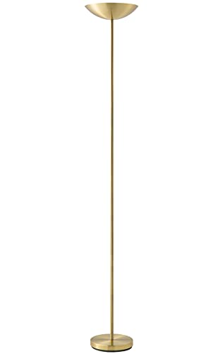 Home Sweet Home Moderno Lampada Da Terra | Easy | 28/28/180Cm | Bronzo | Lampada Da Terra | Dimmerabile | Led R7S | Con Dimmer A Pedale | Adatto Per S