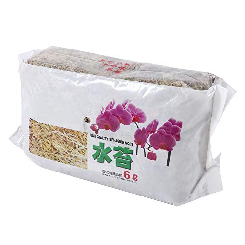 6L Lichen Dry Phalaenopsis Sphagnum Moss Sphagnum Moss 20 X 11 Cm / 7,9 X 4,3 Pollici Nutrizione Idratante Per I Fiori Di Orchidea Phalaenopsis