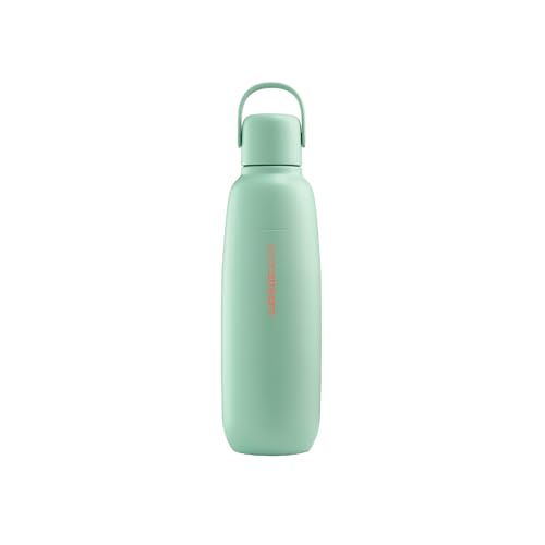 Sodastream Fizz&Go Cool - Bottiglia In Metallo Di Menta, Lavabile In Lavastoviglie, Compatibile Con Duo, E-Duo, Terra Uvm, Mantiene Caldo E Freddo Fin