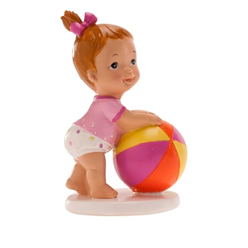 Dekora- Decorazioni Batterismo | Cake Topper Battesimo-Bambino Con Palla, Multicolore, Taglia Unica, 310129