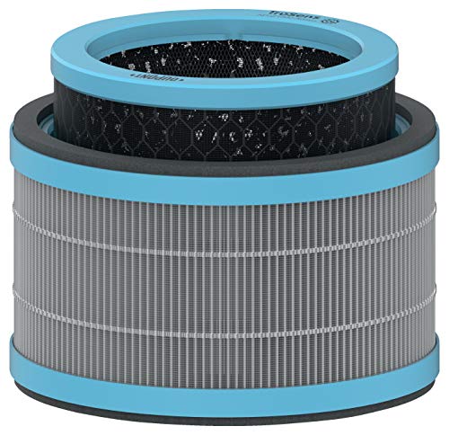 Leitz Trusens Filtro A Tamburo Hepa 3-In-1 Per Purificatore D'Aria Leitz Z-1000, 1 X Prefiltro A Rete, 1 X Filtro Hepa E 1 X Filtro Ai Carboni Attivi,