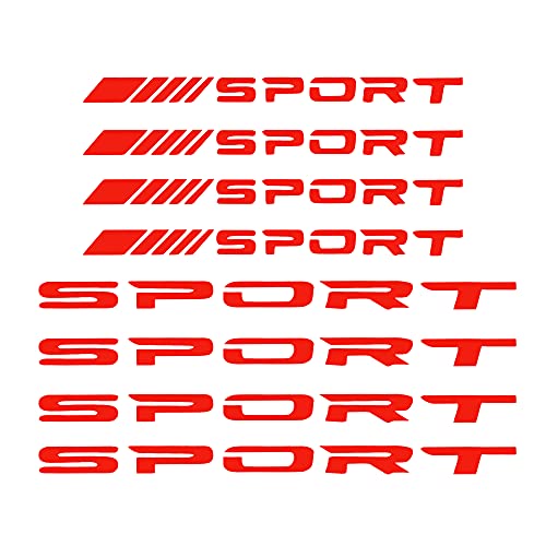 Tomall 8 Adesivo Per Auto Riflettente Cerchi Performance Sport Logo Decal Per Auto Camion Paraurti Porta Maniglia Finestra Moto Laptop Decorazione Imp