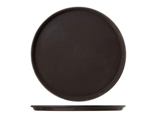 H&H Vassoio Antiscivolo In Plastica Tondo Cm35