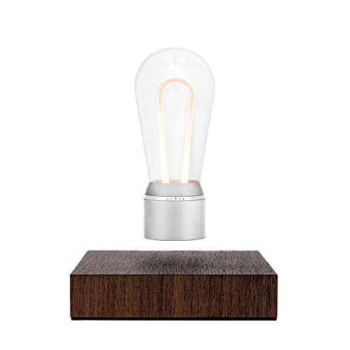 Flyte Lampada Decorativa, Legno, Cromo/Noce, 13 X 13 Cm