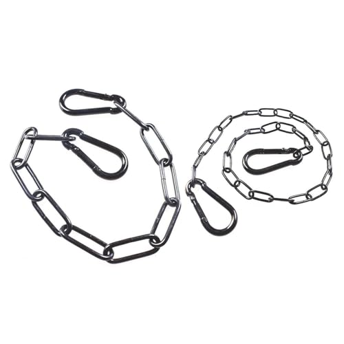 Hdgsafd Catena Con Fibbia Di Sicurezza Da 2 Pezzi, Catena Di Chiusura Per Porta, Catena Di Metallo, Catena Di Chiusura Per Recinzione Esterna, Cancell