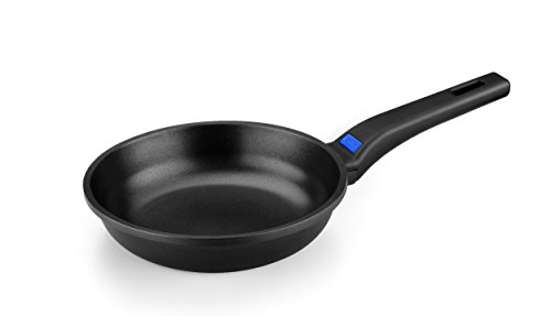 Monix Solid+ | Padella In Alluminio Pressofuso Da 24 Cm Con Rivestimento Antiaderente Interno Ed Esterno, Adatta Per Tutti I Tipi Di Cucine, Colore Ne