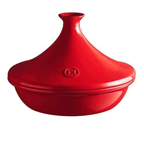 Emile Henry Eh349532 Tajine Con Imballaggio Rinforzato, 32 Cm, Marsala