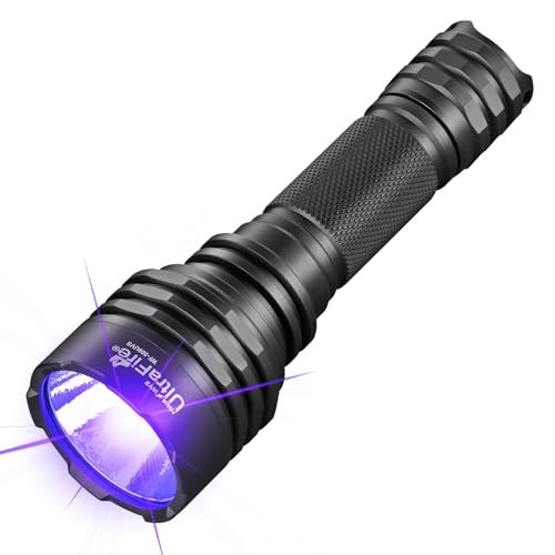 Ultrafire Torcia Uv 365 Nm, Luce Uv A Modalità Singola, Torcia Led Uv Da 10 W Per Rilevare Macchie Di Urina Di Animali Domestici, Resina Indurente, Ri