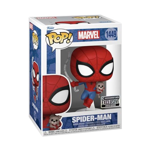 Pop Spider-Man With Sandwich The Dog Funko Vinyl Figure #1449 - Entertainment Earth Exclusive