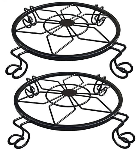 Nilican Scaffali Per Fiori In Metallo,Portavasi Ferro,Flower Pot Iron Plant Stand,Porta Piante Supporto Per Vaso Per Il Supporto Per La Semina Del Pat