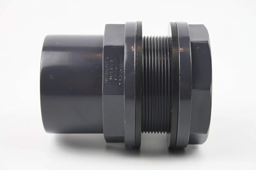 Osaga Boccola In Pvc-U 63Mm 63/75 X 2,5" Dn 70 Con Manicotto Adesivo E Filettatura Esterna Dn 75 / Filtro Per Stagno