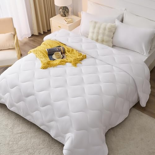 Wavve Piumino Matrimoniale Premium Quattro 4 Stagioni 220X240 Cm, Piumone Matrimoniale Invernale/Autunnale 240X220 - Coperta Trapunta 220 X 240 In Mic