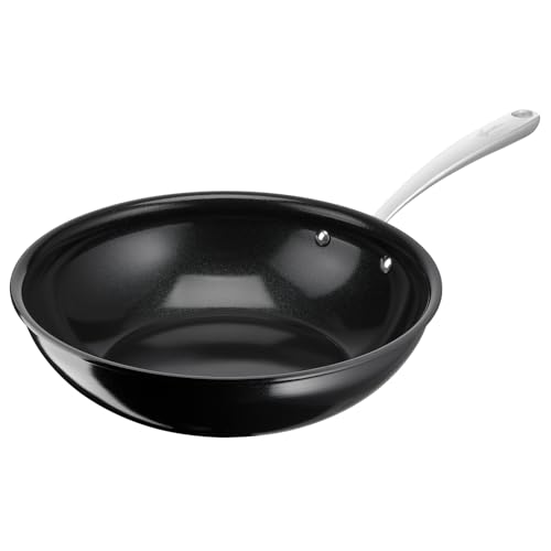 Lagostina Desideria, Wok Antiaderente 28 Cm Con Rivestimento In Titanio Antigraffio, Cottura Rapida E Uniforme, Tecnologia Thermo-Signal, Adatto A Tut