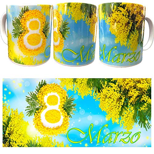 Brollogroup Tazza Con Manico 8 Marzo Festa Della Donna Gadget Idea Regalo Ps 09370-92