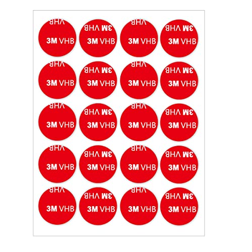 20 Pezzi Biadesivo Extra Forte, Nastro Biadesivo Extra Forte Pad Circolare Trasparente Impermeabile Tampone Adesivo Per Casa, Ufficio, Incollare Ogget