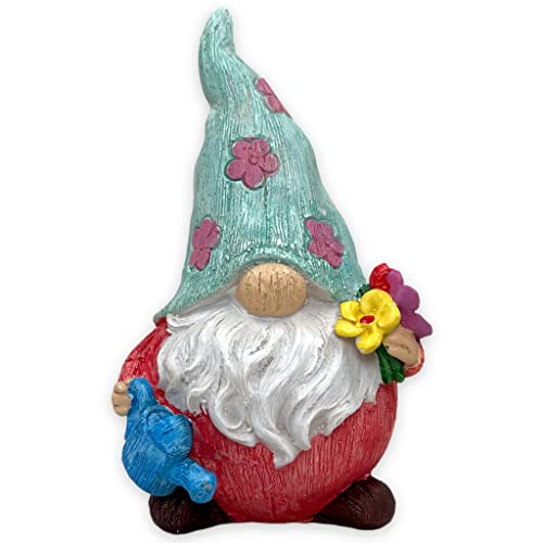 Mijoma Gnome Gnome Dwarf - Nano Da Giardino, Decorazione Da Giardino, Motivo Gnomo, Per Giardino, Decorazione Per La Casa, Per Il Balcone, 22 Cm