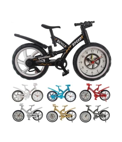 Trade Shop Traesio Orologio Sveglia Tavolo Forma Bicicletta Bike Analogica Allarme Casa Ufficio