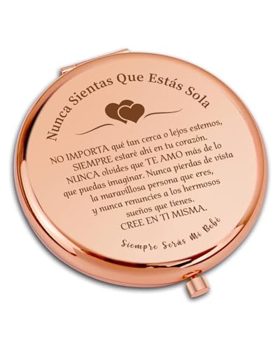 Vivajoy Regalos Para Hija - Regalos Para Hija De Mamá Y Papá, Un Regalo De Cumpleaños De Hija, Con Espejo Compacto, Regalo Navidad De Hija Y Adecuado