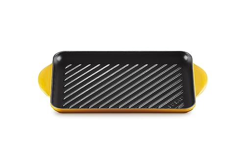 Le Creuset Grill Rettangolare Tradition In Ghisa Vetrificata, 32 Cm, Nectar, 20202326720460